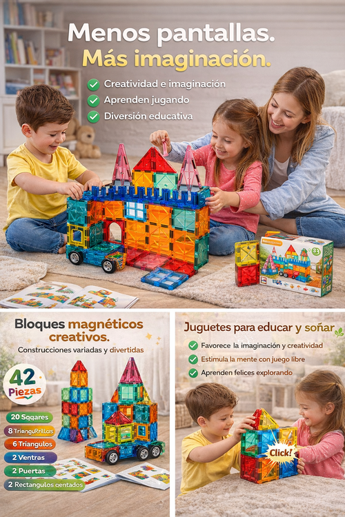 Kit Creativo Magnético 3D